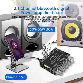 2.1 3-канальный модуль аудиоусилителя 50WX2 100W CS8673E, совместимый с Bluetooth 5.1