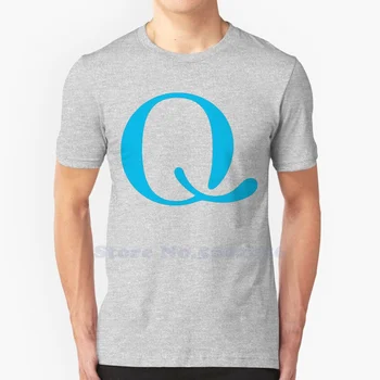 Q-meieriene Повседневная Уличная одежда С графическим логотипом, Футболка из 100% Хлопка