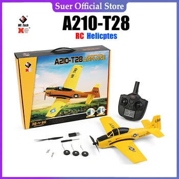 WLtoys A210 2.4G 4Ch 6G / 3D трюковой самолет, шестиосевой радиоуправляемый истребитель, радиоуправляемый самолет, электрический планер, беспилотный летательный аппарат, игрушка для улицы