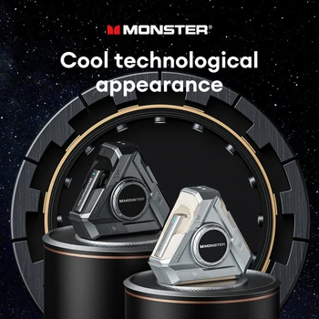 Наушники Monster XKT22 с гироскопом на кончиках пальцев, наушники с низкой задержкой в играх, гарнитуры для звонков высокой четкости, наушники с аккумулятором большой емкости