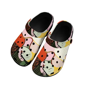 Художественная роспись Пикассо, домашние сабо мечты, водонепроницаемая обувь на заказ, мужская Женская обувь для подростков, садовые дышащие пляжные тапочки с отверстиями